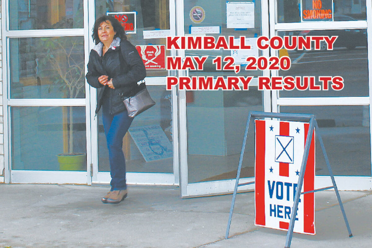 May 12, 2020, Kimball County Primary Election Results Western
